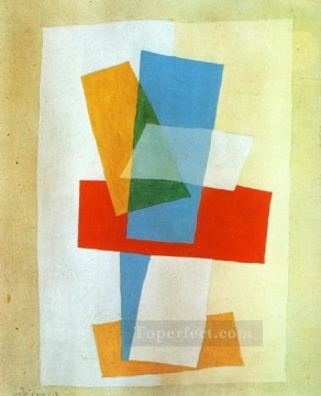 Composición I 1920 Cubismo Pinturas al óleo